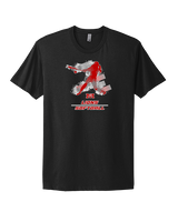 Marshall HS Softball Swing - Mens Select Cotton T-Shirt