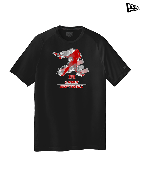 Marshall HS Softball Swing - New Era Performance Shirt
