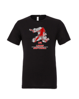 Marshall HS Softball Swing - Tri - Blend Shirt
