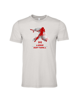 Marshall HS Softball Swing - Tri - Blend Shirt
