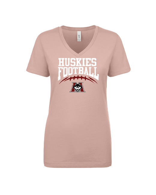 Matawan Huskies Football - Womens V-Neck