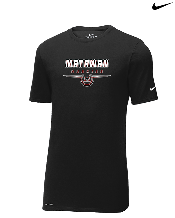 Matawan HS Football Design - Mens Nike Cotton Poly Tee