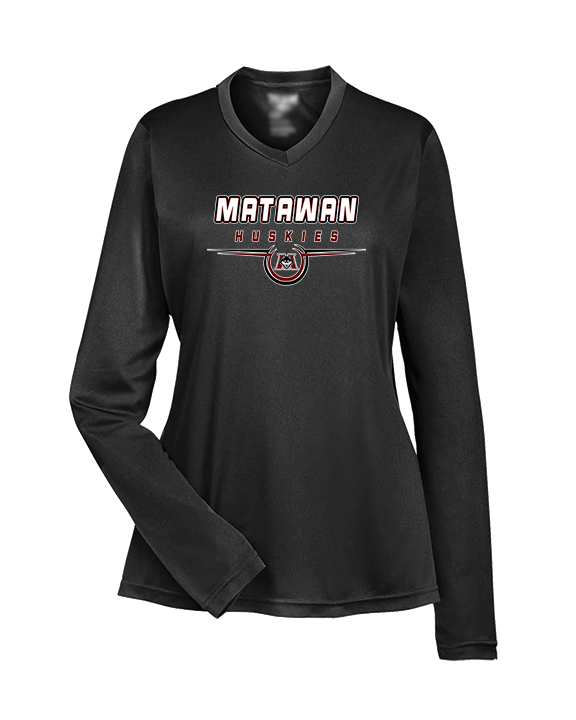 Matawan HS Football Design - Womens Performance Longsleeve