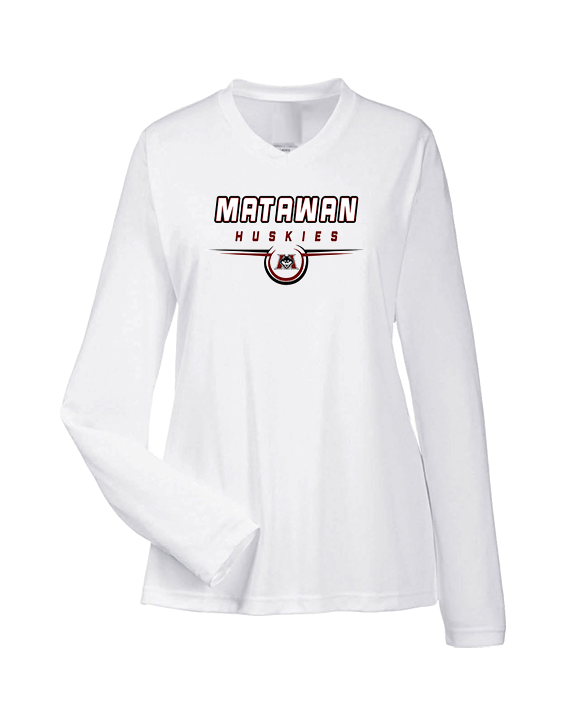 Matawan HS Football Design - Womens Performance Longsleeve