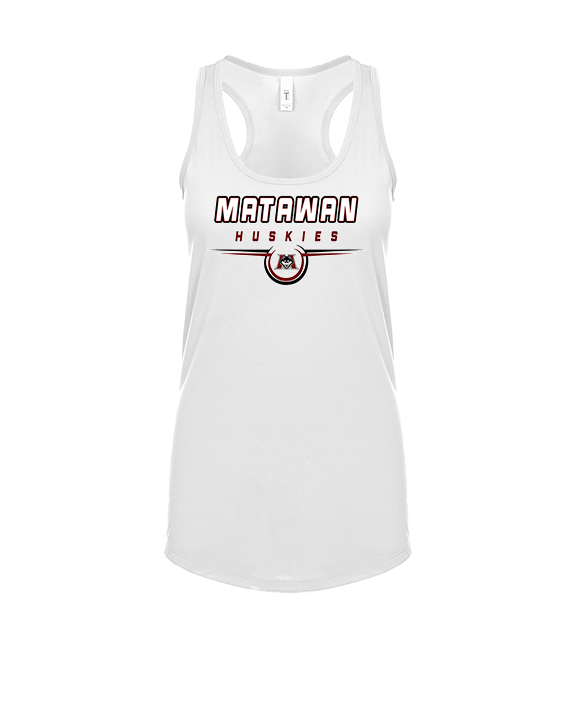Matawan HS Football Design - Womens Tank Top
