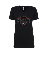Matawan HS Football Toss - Womens Vneck