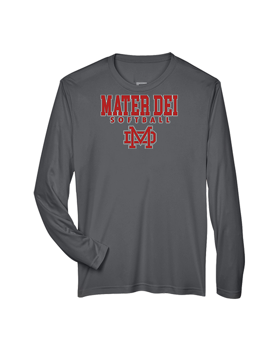 Mater Dei HS Softball Block - Performance Longsleeve