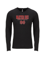 Mater Dei HS Softball Block - Tri-Blend Long Sleeve