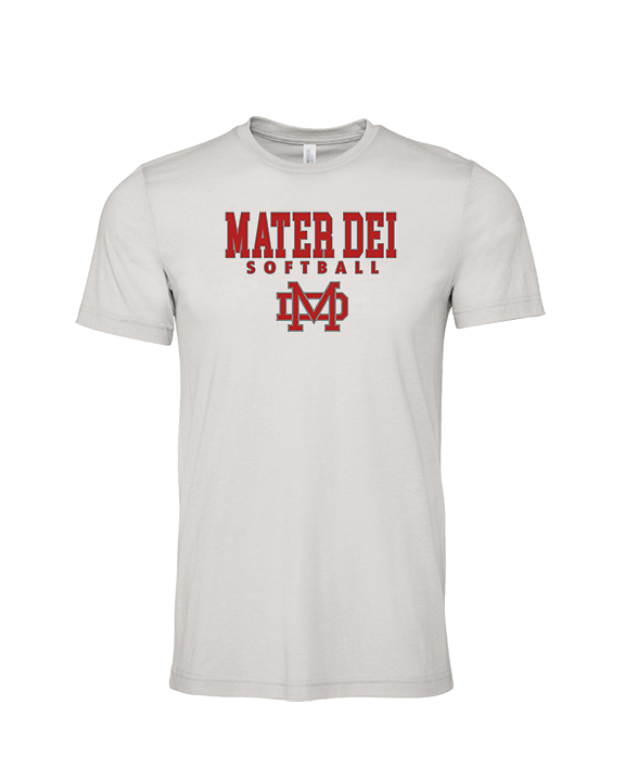 Mater Dei HS Softball Block - Tri-Blend Shirt