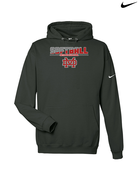 Mater Dei HS Softball Cut - Nike Club Fleece Hoodie