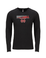 Mater Dei HS Softball Cut - Tri-Blend Long Sleeve