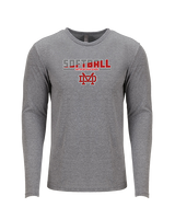 Mater Dei HS Softball Cut - Tri-Blend Long Sleeve