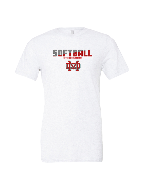 Mater Dei HS Softball Cut - Tri-Blend Shirt