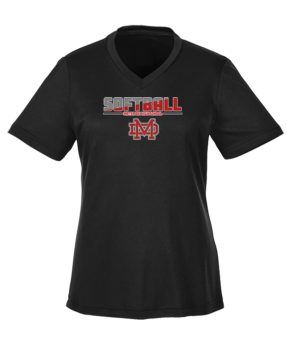 Mater Dei HS Softball Cut - Womens Performance Shirt