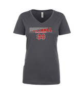 Mater Dei HS Softball Cut - Womens Vneck