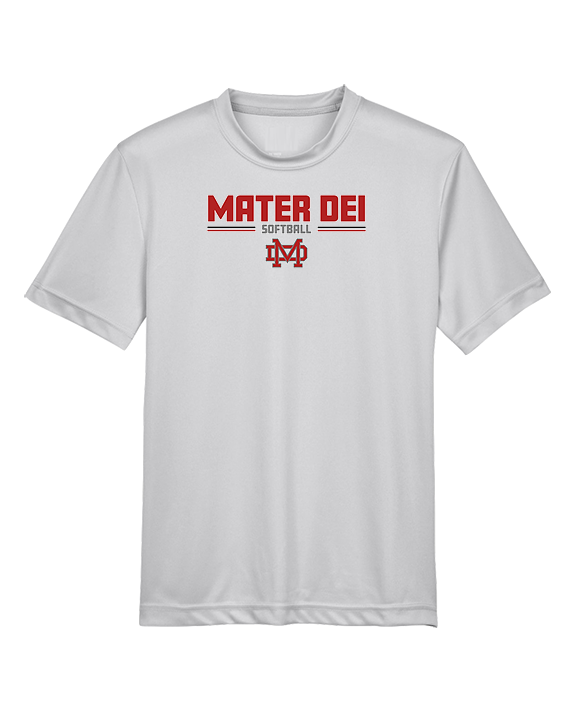 Mater Dei HS Softball Keen - Youth Performance Shirt