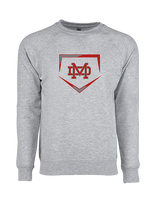 Mater Dei HS Softball Plate - Crewneck Sweatshirt
