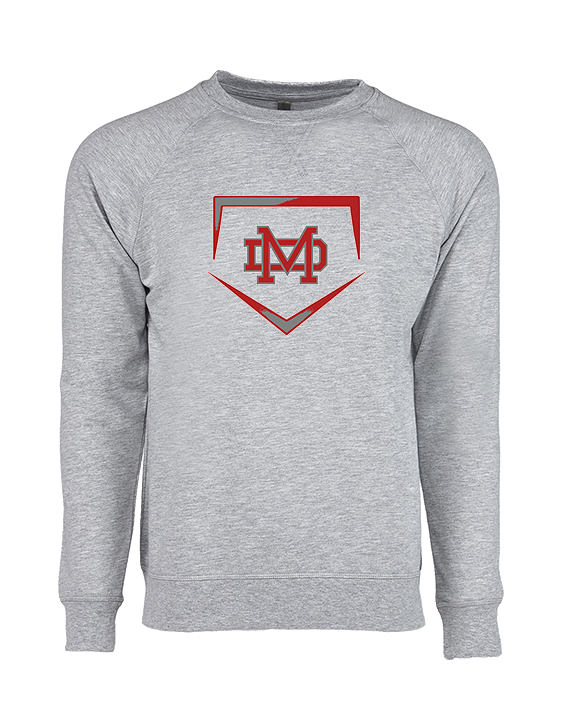 Mater Dei HS Softball Plate - Crewneck Sweatshirt