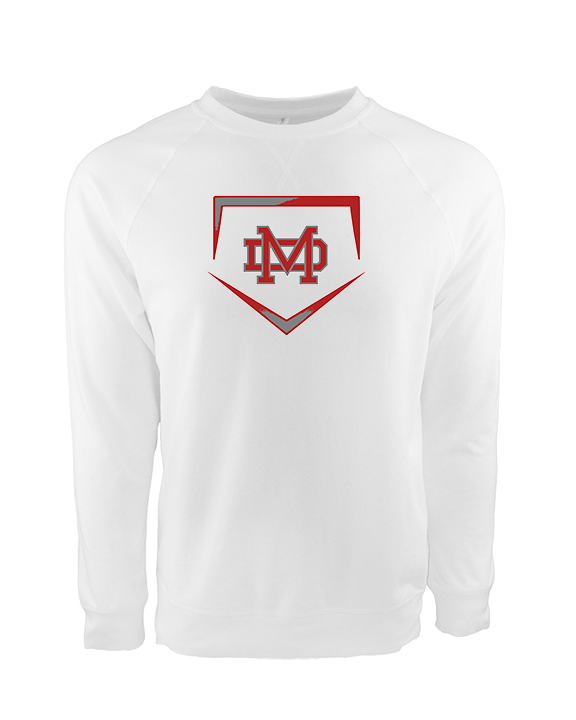 Mater Dei HS Softball Plate - Crewneck Sweatshirt