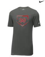 Mater Dei HS Softball Plate - Mens Nike Cotton Poly Tee