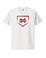 Mater Dei HS Softball Plate - Mens Select Cotton T-Shirt