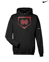 Mater Dei HS Softball Plate - Nike Club Fleece Hoodie