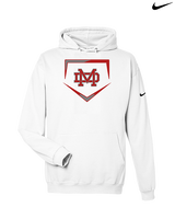 Mater Dei HS Softball Plate - Nike Club Fleece Hoodie
