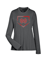 Mater Dei HS Softball Plate - Womens Performance Longsleeve