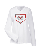 Mater Dei HS Softball Plate - Womens Performance Longsleeve