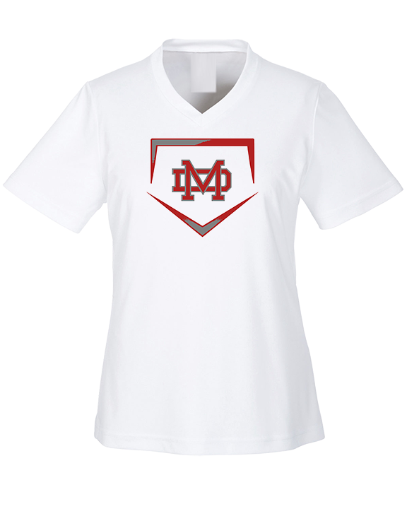 Mater Dei HS Softball Plate - Womens Performance Shirt
