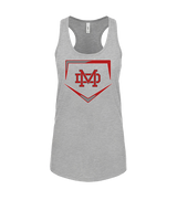 Mater Dei HS Softball Plate - Womens Tank Top