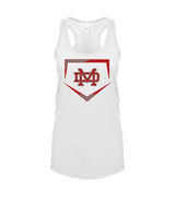 Mater Dei HS Softball Plate - Womens Tank Top