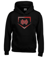 Mater Dei HS Softball Plate - Youth Hoodie