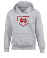Mater Dei HS Softball Plate - Youth Hoodie