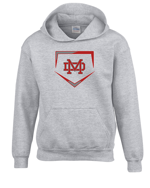 Mater Dei HS Softball Plate - Youth Hoodie
