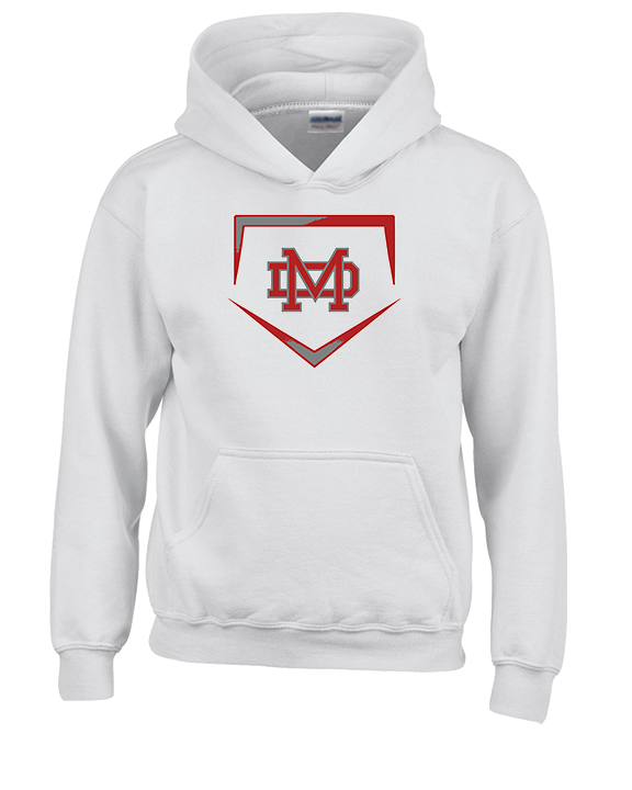Mater Dei HS Softball Plate - Youth Hoodie