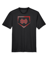 Mater Dei HS Softball Plate - Youth Performance Shirt