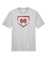 Mater Dei HS Softball Plate - Youth Performance Shirt