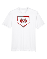 Mater Dei HS Softball Plate - Youth Performance Shirt