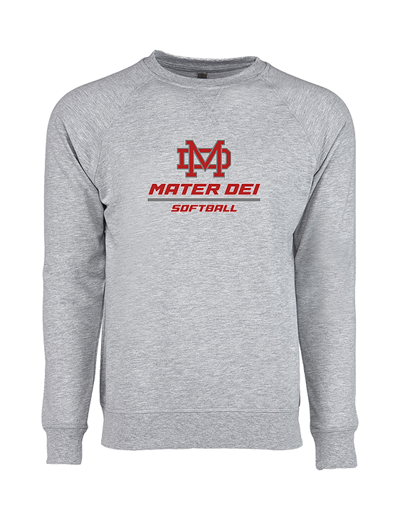 Mater Dei HS Softball Split - Crewneck Sweatshirt