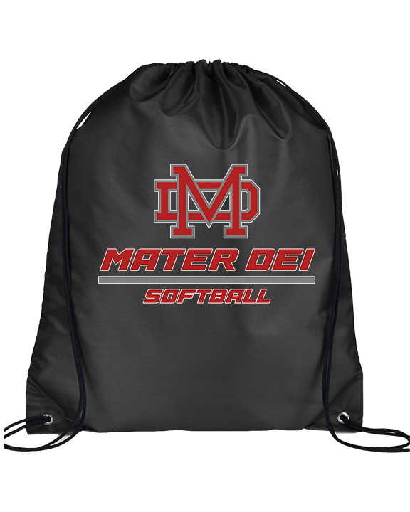 Mater Dei HS Softball Split - Drawstring Bag