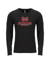 Mater Dei HS Softball Split - Tri-Blend Long Sleeve