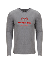 Mater Dei HS Softball Split - Tri-Blend Long Sleeve