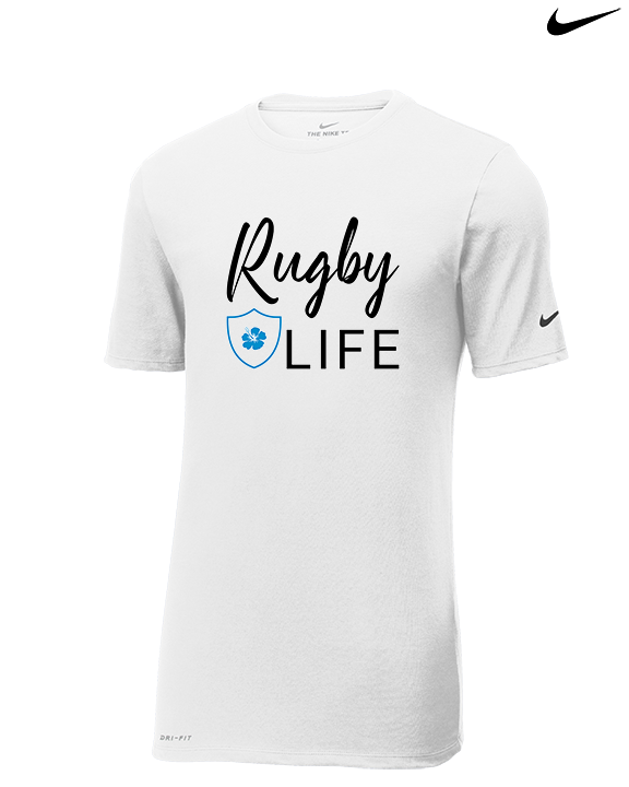 Maui Rugby Club Custom 1 - Mens Nike Cotton Poly Tee