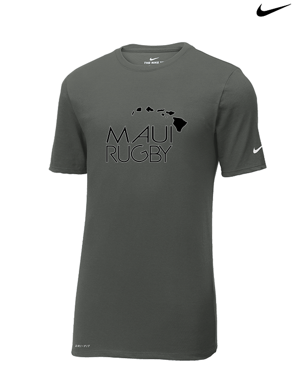 Maui Rugby Club Custom 2 - Mens Nike Cotton Poly Tee