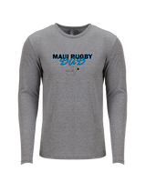 Maui Rugby Club Dad - Tri-Blend Long Sleeve