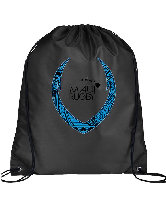 Maui Rugby Club Full Football - Drawstring Bag