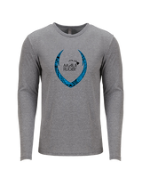 Maui Rugby Club Full Football - Tri-Blend Long Sleeve
