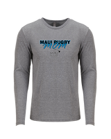 Maui Rugby Club Mom - Tri-Blend Long Sleeve