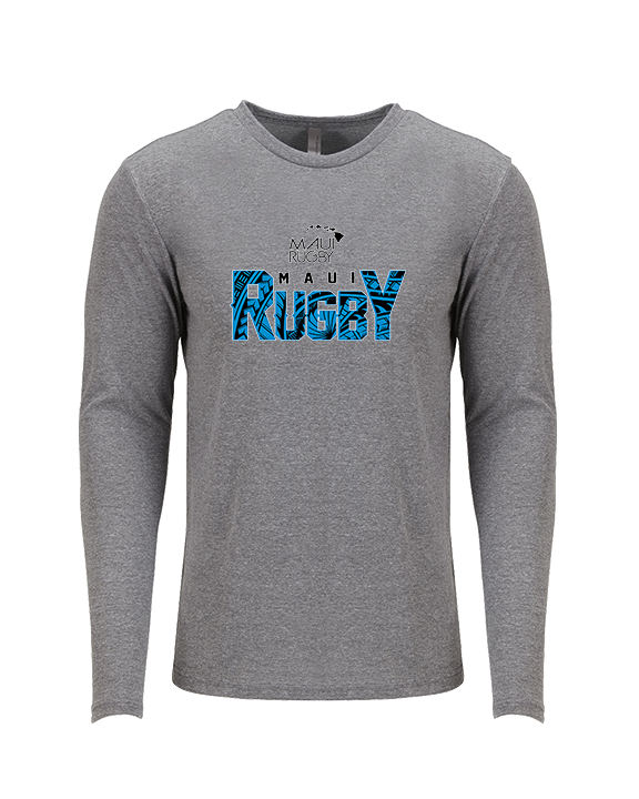 Maui Rugby Club Splatter - Tri-Blend Long Sleeve
